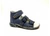 Kožené kotníčkové sandálky zn. BOOTS4U. (modrá)